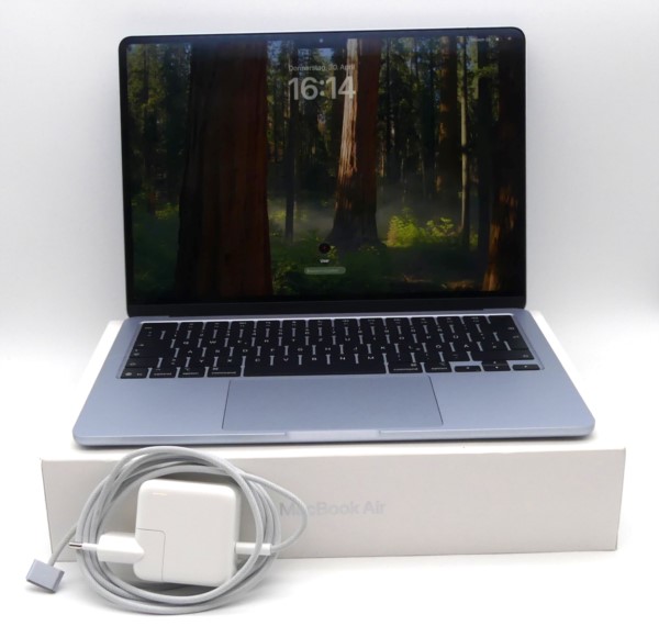Apple MacBook Air 13", silber, M4 - 10 Core CPU / 8 Core GPU, 16GB RAM, 256GB SSD, gebraucht