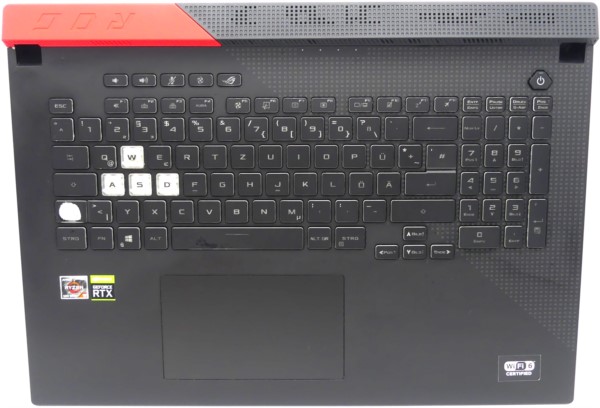 Tastatur inkl. Topcase Assembly für ROG Strix G713
