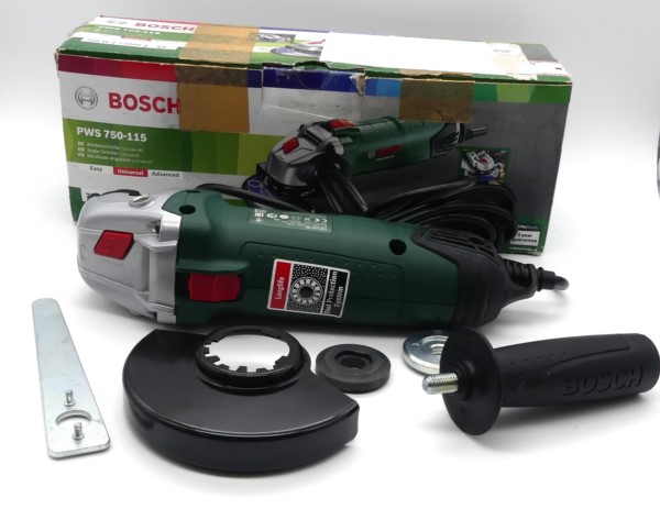 Bosch Winkelschleifer, PWS 750-115, gebraucht