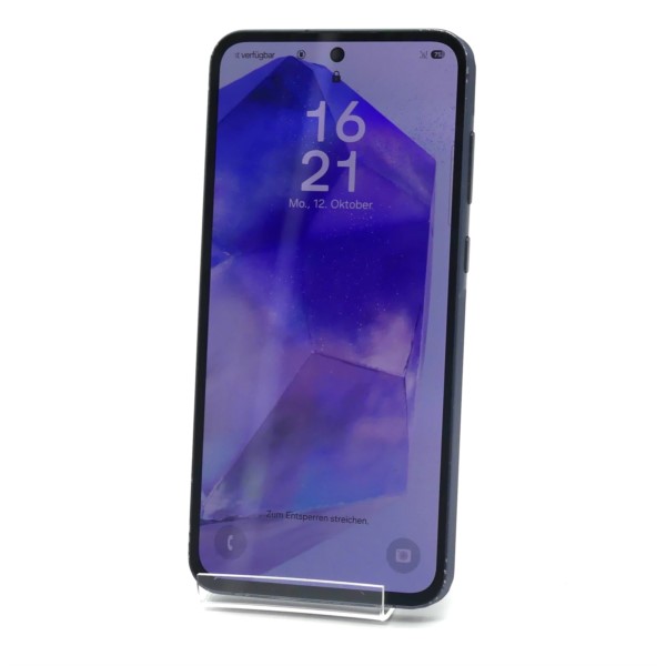 Samsung Galaxy A55 5G, Blau, 128GB, 8GB, Handy, Kratzer, gerbaucht