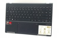 Tastatur inkl. Topcase Assembly für Asus ZenBook 13 (UM325S), QWERTZ, Blau , gebraucht