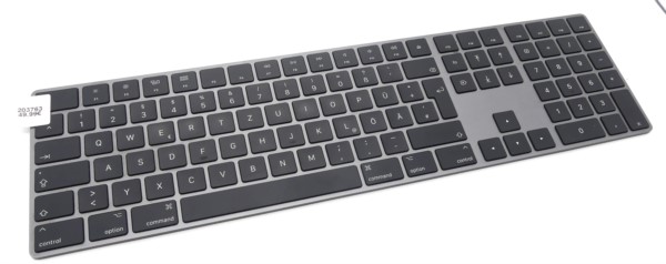 Magic Keyboard mit Ziffernblock A1843 space gray, gebraucht