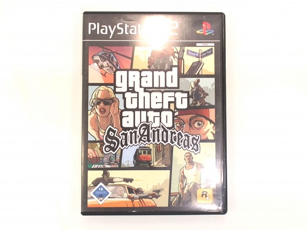 Grand Theft Auto San Andreas Rockstar Games Sony PS2 Playstation Spiel Game