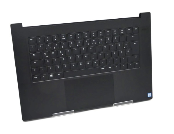 Tastatur inkl. Topcase Assembly für Razr Blade 15 (RZ09-03006G92), QWERTZ, Schwarz, gebraucht