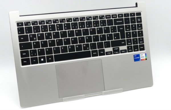 Tastatur inkl. Topcase Assembly für Samsung Galaxy Book 3 (np750xda), QWERTZ, silber, gebraucht