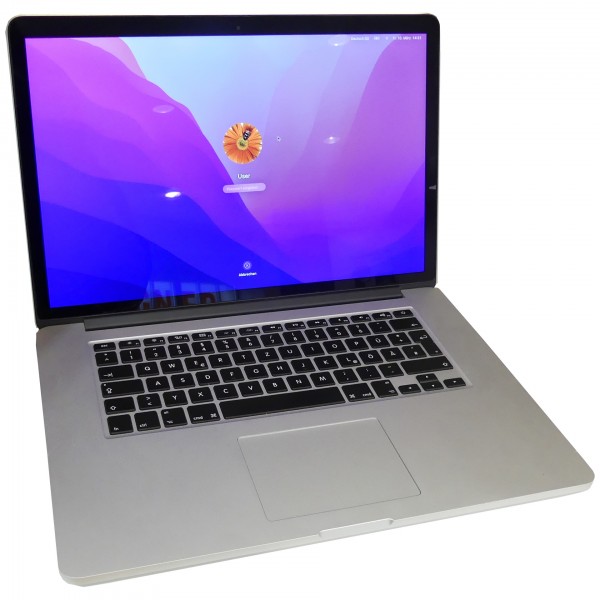 Apple Macbook Pro A1398 mitte 2015 Core i7 2,2 GHz, 16GB, 256GB