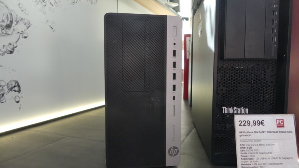 HP ProDesk 600 G4 MT, i5-8500, 500GB SSD, 8GB, Win 11, gebraucht