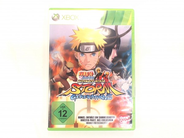 Naruto Shippuden Ultimate Ninja Storm Generations Bandai Microsoft XBOX 360 Spiel Game