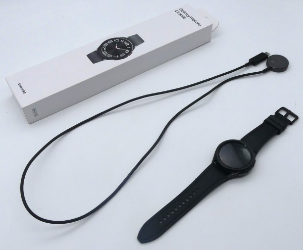 Samsung Galaxy Watch6 Classic LTE, Smartwatch, 43mm, schwarz, gebraucht