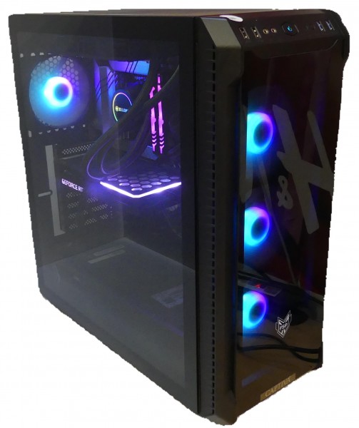 RGB Gaming PC intel i9-12900KF 3,2GHz, 32GB RAM, 2TB SSD, RTX 3060TI 8GB Computer gebraucht