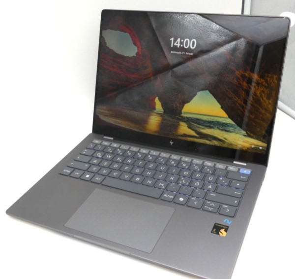 HP Omnibook X AI, Silber, Laptop, gebraucht