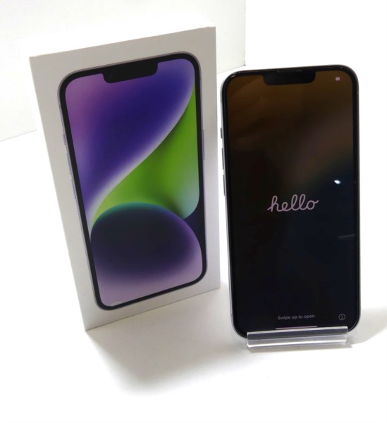 Apple iPhone 14 128 GB Violett MPV03ZD/A Batterie 86% gebraucht
