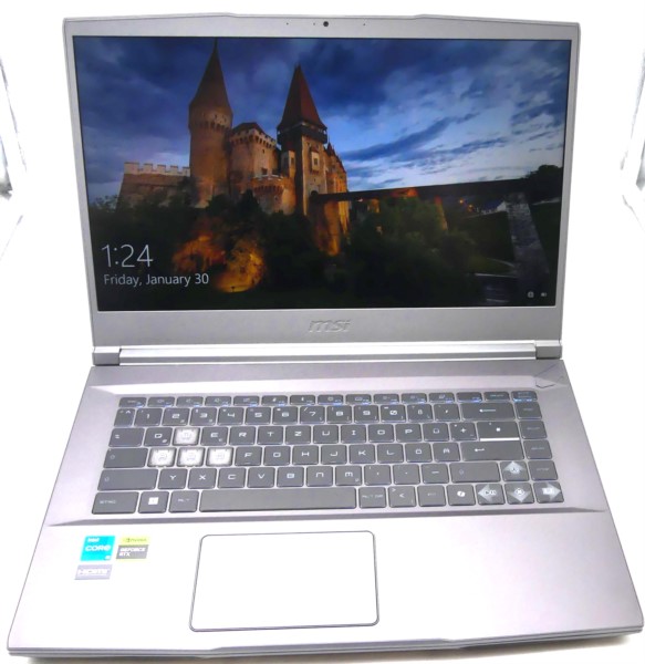 MSI Thin 15 i5-12450H, 15,6", 16GB RAM, 512GB SSD, GeForce RTX 3050, Notebook, Win 11, gebraucht