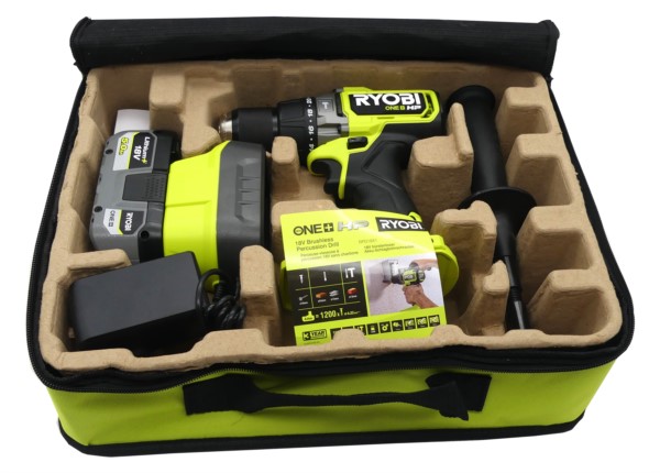 RYOBI ONE+ HP Akku-Schlagbohrschrauber RPD18X1-0, inkl. Akku und Ladegerät, Neuwertig