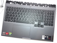 Tastatur inkl. Topcase Assembly für Lenovo Legion 5 Pro 16ACH6H gebraucht QWERTZ Grey